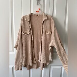 Free People One Scout Jacket Sand